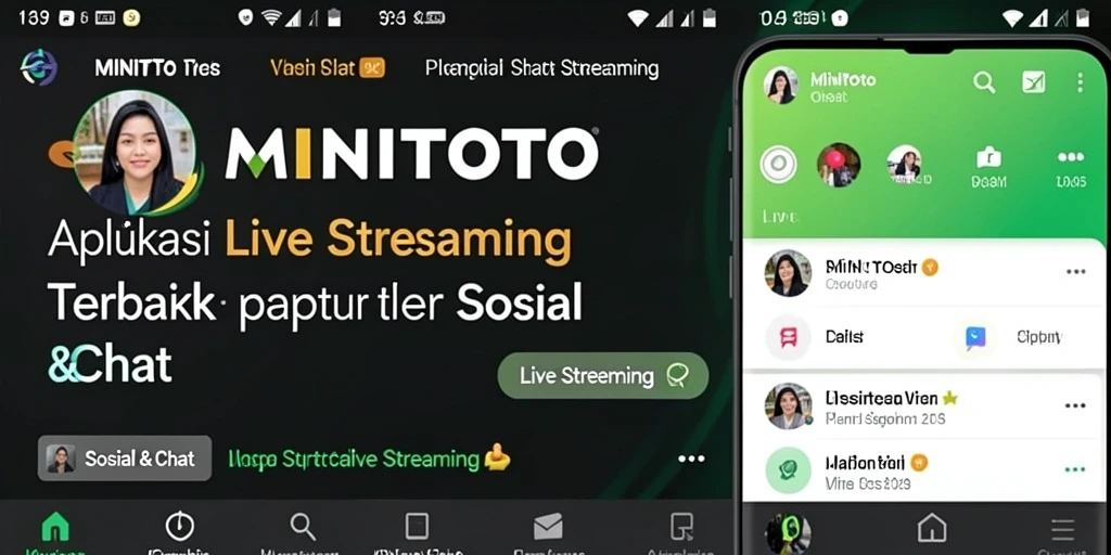 Antarmuka pengguna MINITOTO menampilkan fungsi Live Streaming yang menarik.