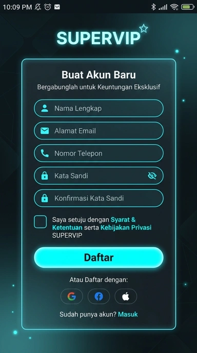 Cara Mudah Membuat Akun Baru Supervip di Android